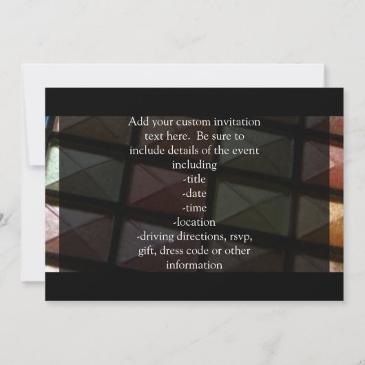 Geometrische Eyeshadow Makeup Kaart (Achterkant)