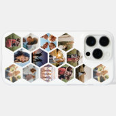 Geometrische familie fotocollage Case-Mate iPhone case (Achterkant (horizontaal))