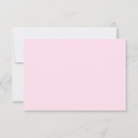 Geometrische Faux Roos Goud en Roze Huwelijk RSVP (Achterkant)