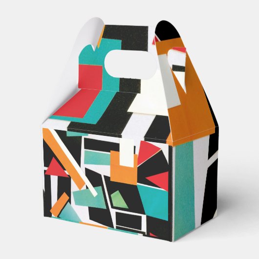 Geometrische Favor Doos Bedankdoosjes (Achterkant)