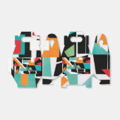 Geometrische Favor Doos Bedankdoosjes (Uitgevouwen)