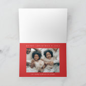 Geometrische feestvreugde feestdagen kaart (Binnen)