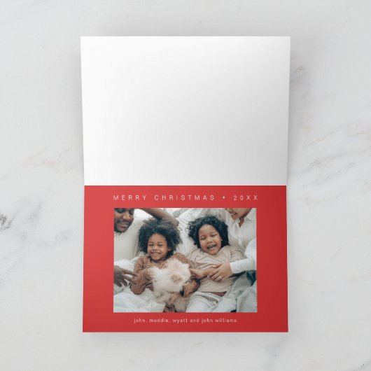 Geometrische feestvreugde feestdagen kaart (Binnen)