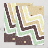 Geometrische figuren 1 bedankkaart (Voorkant / Achterkant)