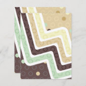 Geometrische figuren 1 notitiekaartje (Voorkant / Achterkant)