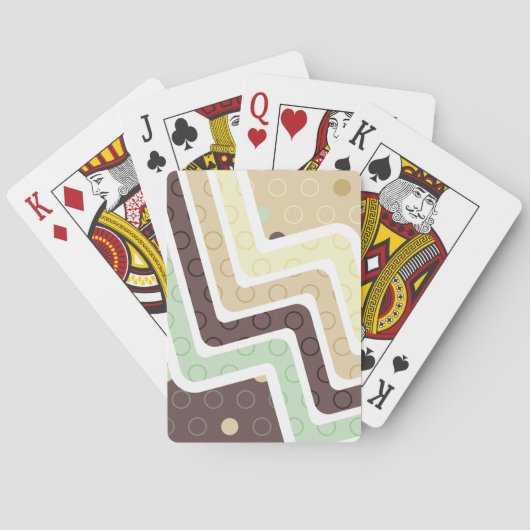 Geometrische figuren 1 pokerkaarten (Achterkant)