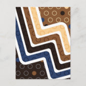 Geometrische figuren 2 feestdagenkaart (Voorkant)