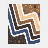 Geometrische figuren 2 fleece deken (Voorkant)