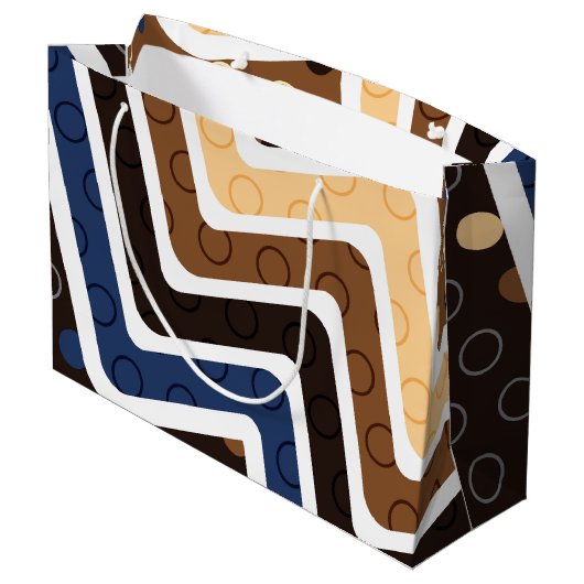 Geometrische figuren 2 groot cadeauzakje (Achterkant Gekanteld)