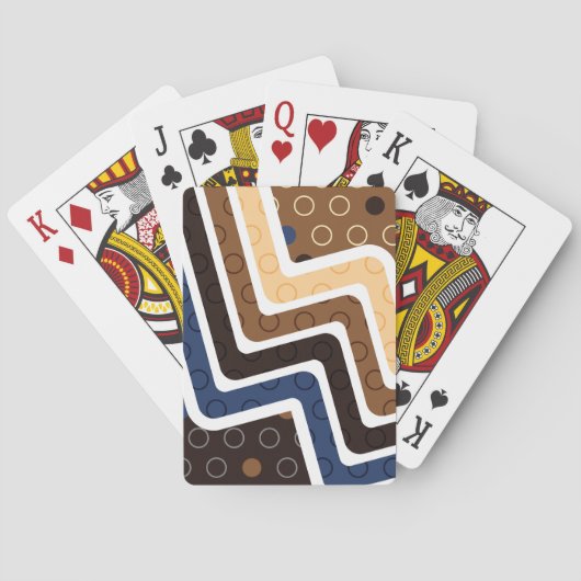 Geometrische figuren 2 pokerkaarten (Achterkant)