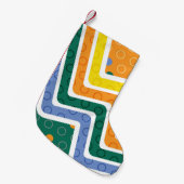 Geometrische figuren 3 kleine kerstsok (Voorkant (Hangend))