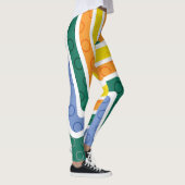 Geometrische figuren 3 leggings (Rechts)