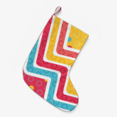 Geometrische figuren 4 kleine kerstsok (Voorkant (Hangend))
