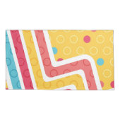 Geometrische figuren 4 kussensloop (Achterkant)