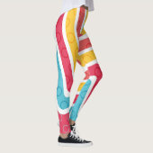 Geometrische figuren 4 leggings (Rechts)
