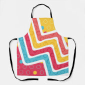 Geometrische figuren 4 schort (Voorkant)