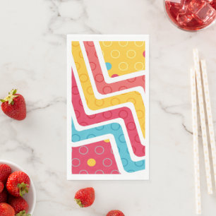 Geometrische figuren 4 servet