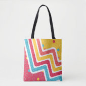 Geometrische figuren 4 tote bag (Voorkant)