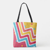 Geometrische figuren 4 tote bag (Achterkant)