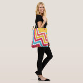 Geometrische figuren 4 tote bag (Op model)
