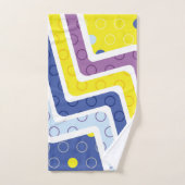 Geometrische figuren 5 bad handdoek (Handdoek)