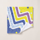 Geometrische figuren 5 bad handdoek (Wasdoekje)