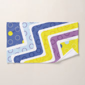 Geometrische figuren 5 bad handdoek (Handdoek)