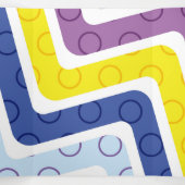 Geometrische figuren 5 drieluik wenskaart (Binnenkant midden)