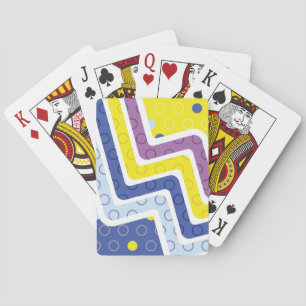 Geometrische figuren 5 pokerkaarten