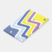 Geometrische figuren 5 post-it® notes (Schuin)