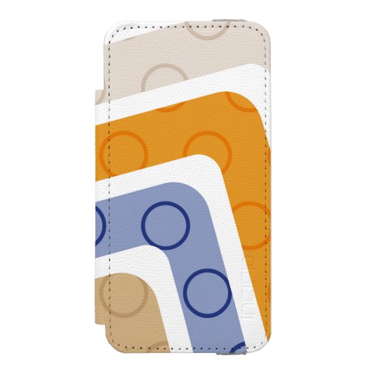 Geometrische figuren 6 incipio iPhone portemonnee hoesje (Voorkant Agenda)