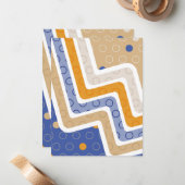 Geometrische figuren 6 notitiekaartje (Voorkant / Achterkant in situ)