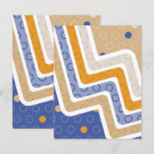 Geometrische figuren 6 notitiekaartje (Voorkant / Achterkant)