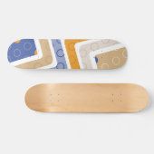 Geometrische figuren 6 persoonlijk skateboard (Horizontaal)