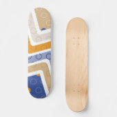 Geometrische figuren 6 persoonlijk skateboard (Voorkant)