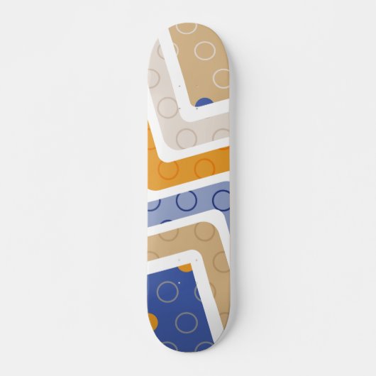 Geometrische figuren 6 persoonlijk skateboard (Voorkant)