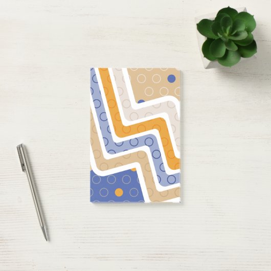 Geometrische figuren 6 post-it® notes (Kantoor)