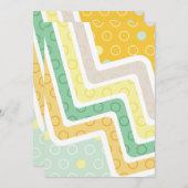 Geometrische figuren 7 bedankkaart (Voorkant / Achterkant)