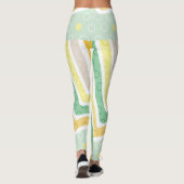 Geometrische figuren 7 leggings (Achterkant)
