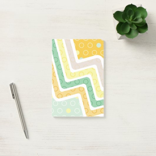 Geometrische figuren 7 post-it® notes (Kantoor)