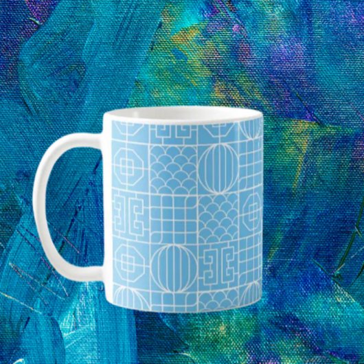 Geometrische figuren koffiemok
