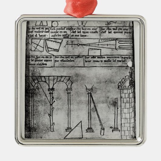 Geometrische figuren voor de constructie metalen ornament (Voorkant)