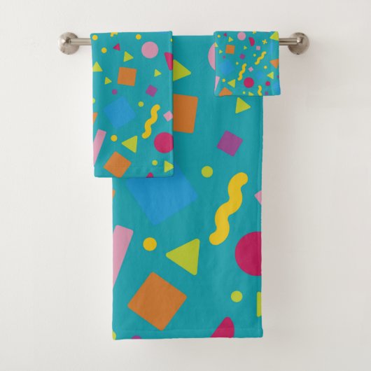 Geometrische figuur creatie 1 bad handdoek (Insitu)