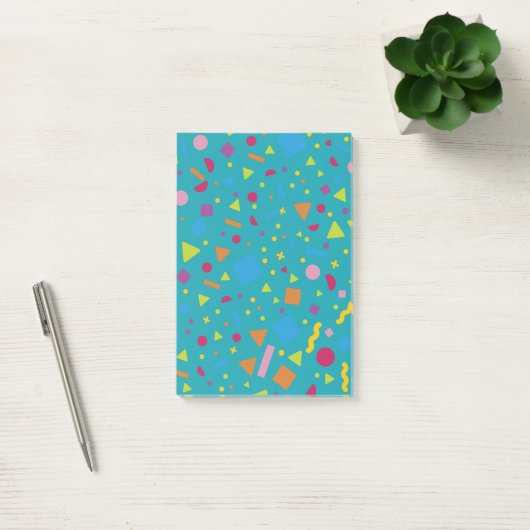 Geometrische figuur creatie 1 post-it® notes (Kantoor)