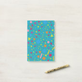 Geometrische figuur creatie 1 post-it® notes (Op bureau)