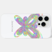 Geometrische figuur van de kleurrijke vlinder Case-Mate iPhone case (Achterkant (horizontaal))