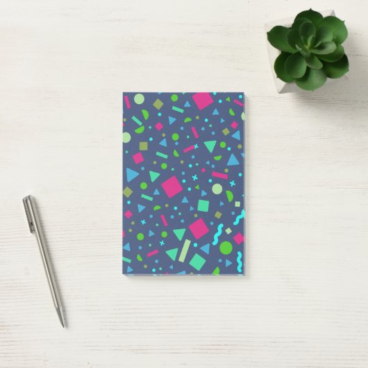 Geometrische figuurcreatie 5 post-it® notes (Kantoor)