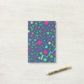 Geometrische figuurcreatie 5 post-it® notes (Op bureau)