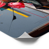 Geometrische Floral Art Poster (Hoek)