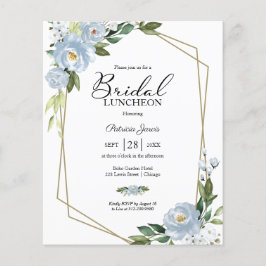 Geometrische Floral Budget Bridal Luncheon